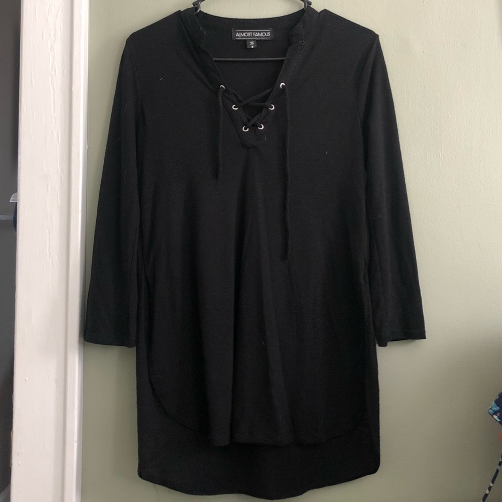 High-Low 3/4 Sleeve Tee